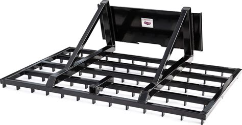 skid steer quick attach rake|dirt rake for skid steer.